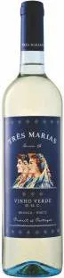 Garrafa de Três Marias - Vinho Verde Doc Branco