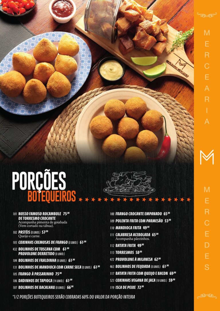 Mercearia Mercedes - Porções Botequeiros