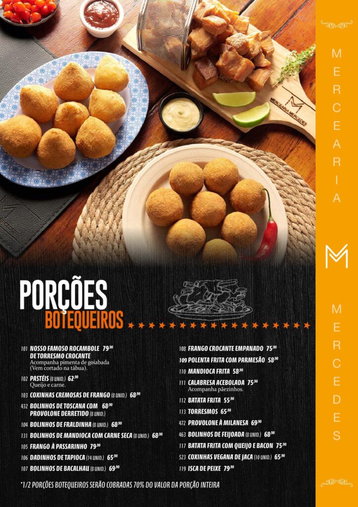 Mercearia Mercedes - Porções Botequeiros