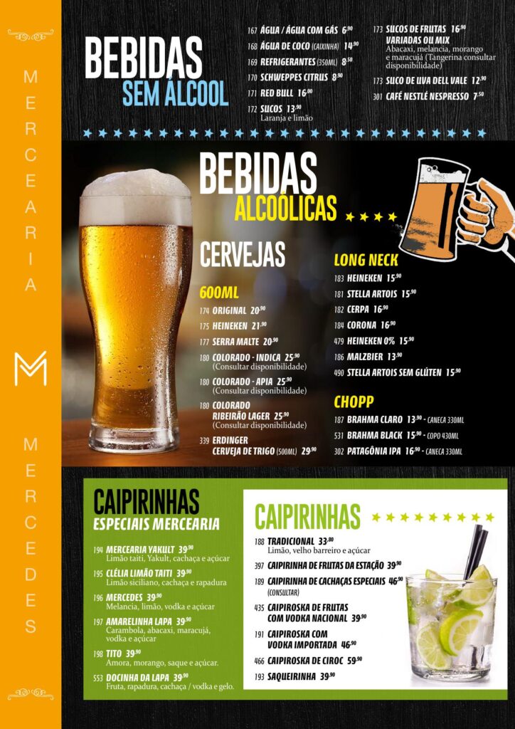 Mercearia Mercedes - Água, Sucos, Cafés & Cervejas