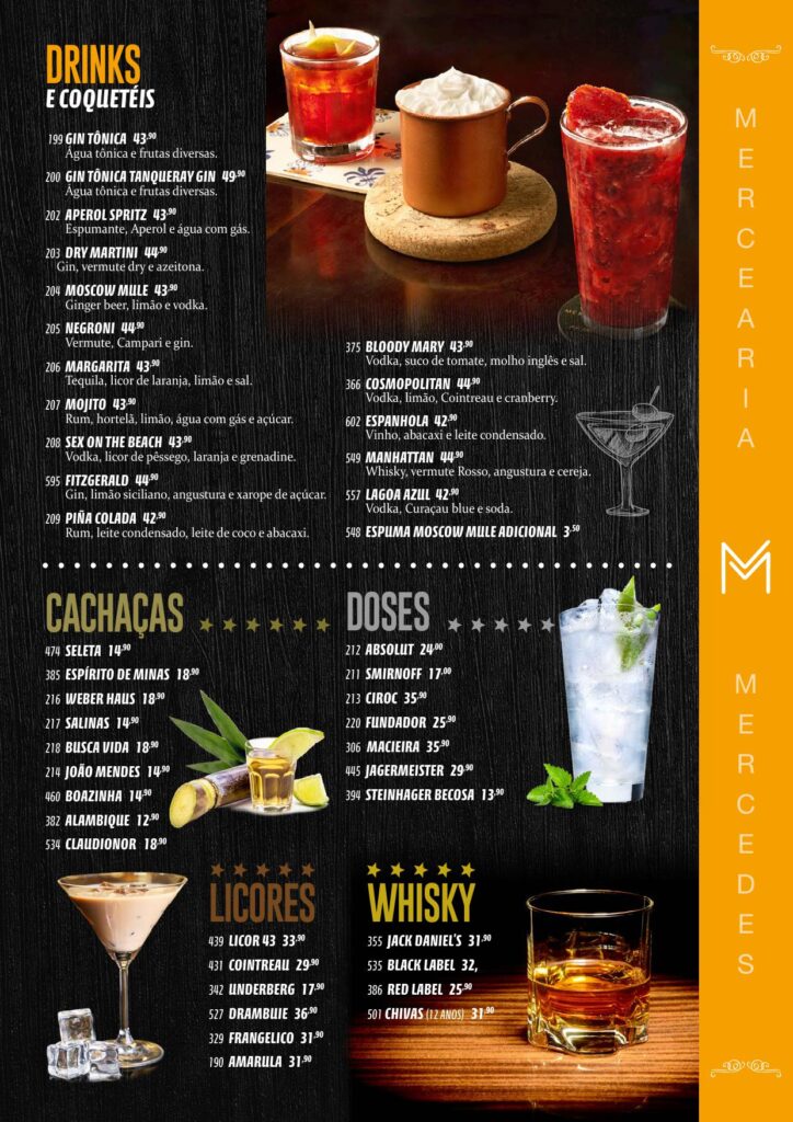 Mercearia Mercedes - Caipirinhas, Drinks & Coquetéis