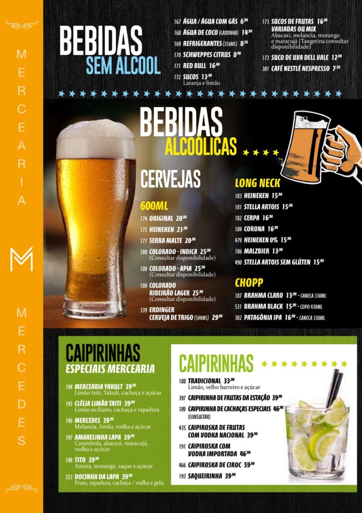 Mercearia Mercedes - Água, Sucos, Cafés & Cervejas